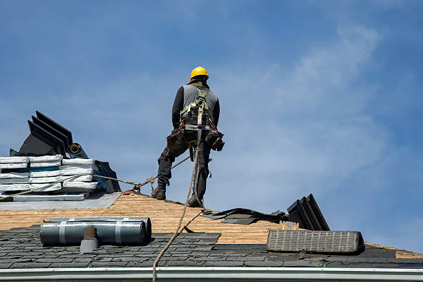 Professional Roof Replacement technician working in Lakeside, TX